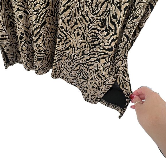 Coldwater Creek Vintage Abstract Top  Size L  Made in USA Vintage  retro style, - Picture 4 of 10